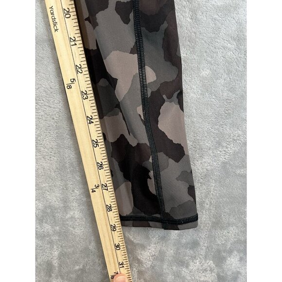 Athleta Lightning 7/8 Leggings Gray Camouflage Size Small Tall ST pockets - Picture 9 of 10